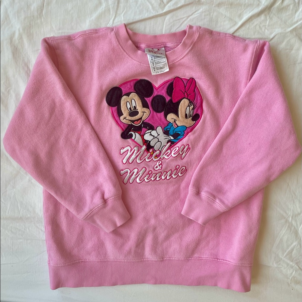 Kid’s Disney Pink Crewneck Sweatshirt size 7/8